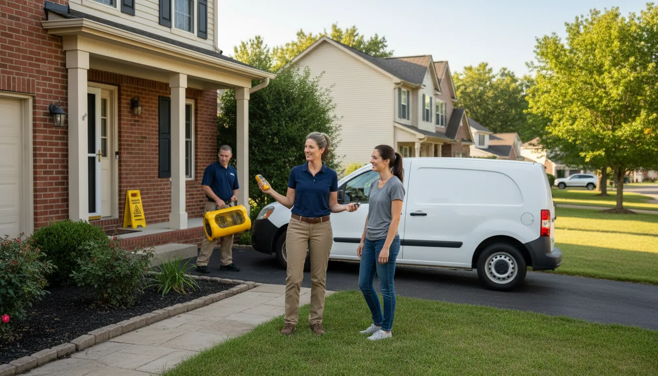 Residential water damage restoration in Cataldo, ID